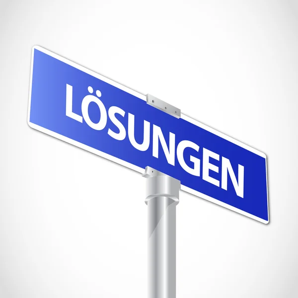 Signo Losungen — Vector de stock