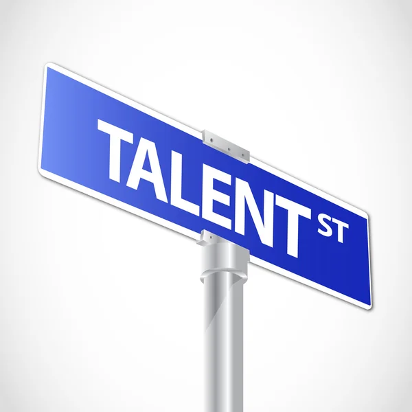 Talent teken — Stockvector