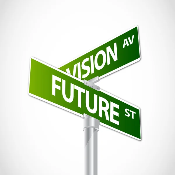 Signe Vision d'avenir — Image vectorielle