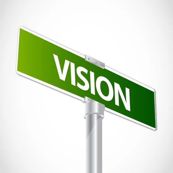 Vision tecken — Stock vektor