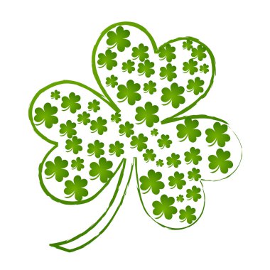 Shamrock Leaves Vector clipart