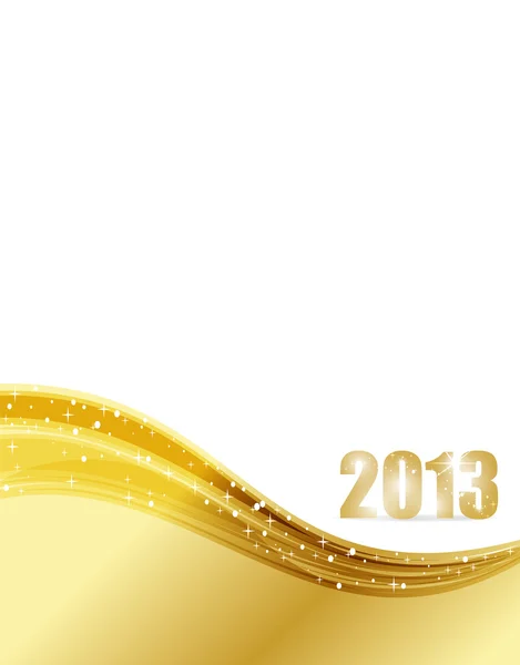 Oslava nového roku 2013 — Stockový vektor