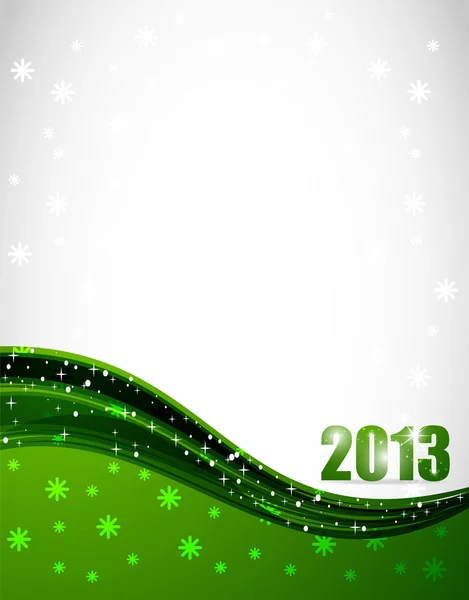 2013 New Year Background — Stock Vector