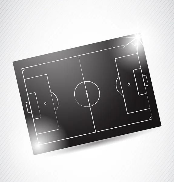 Résumé Soccer Tactics Board — Image vectorielle