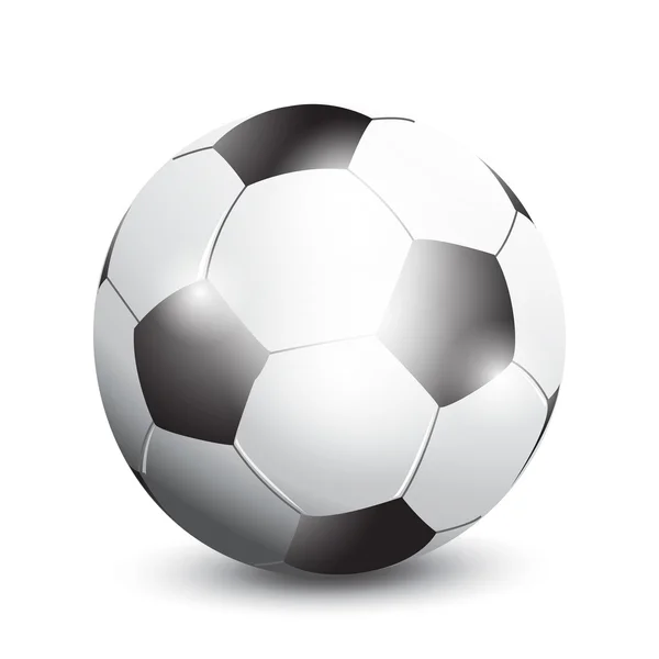3d Pallone da calcio — Vettoriale Stock
