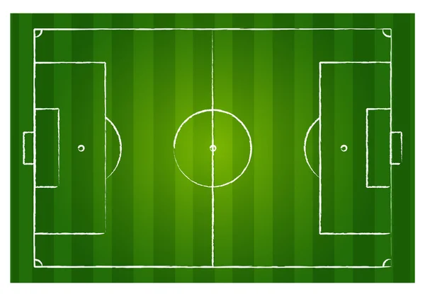 Voetbalveld — Stockvector