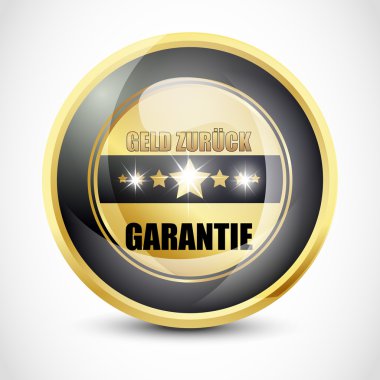 Geld Zurück Garantie Button clipart