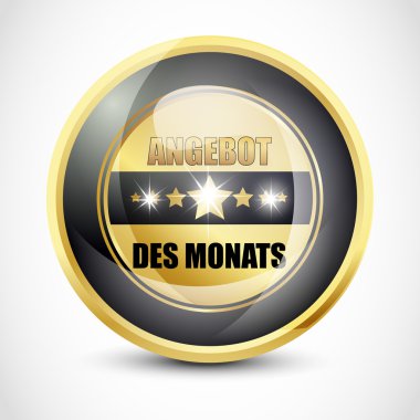 Angebot des Monats button clipart