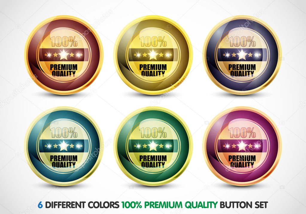Colorful 100% Premium Quality Button Set
