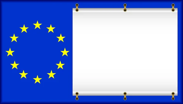 유럽 연합 국기. — 스톡 벡터