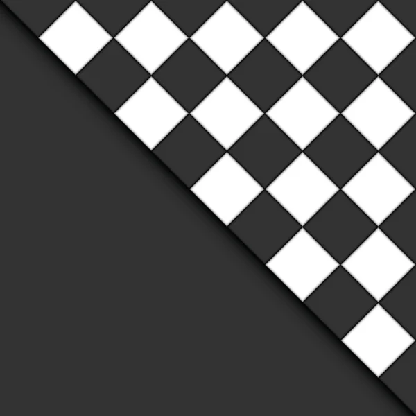 Черно-белая плитка . — стоковый вектор