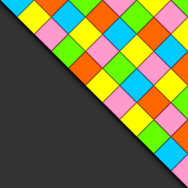 Carreaux multicolores . — Image vectorielle