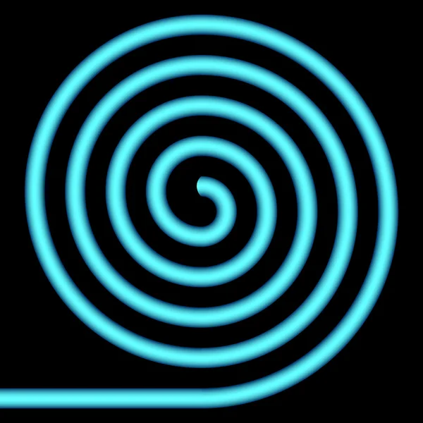 Espiral azul . — Vector de stock
