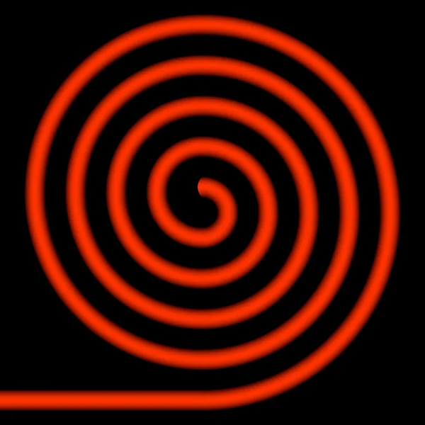 Espiral roja . — Vector de stock