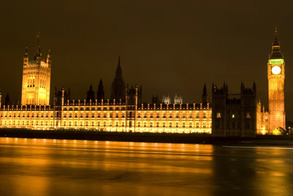 Big Ben at night London UK — Stock Photo, Image