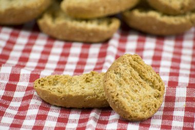 Fresh crisp bread rolls clipart