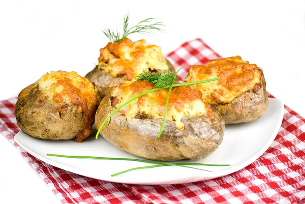 Plněné brambory — Stock fotografie