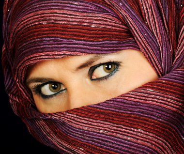 Muslim woman clipart