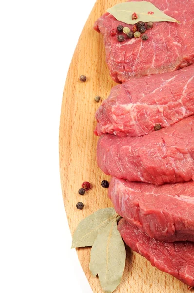 Raw steaks — Stock Photo, Image