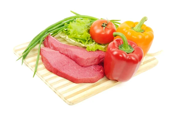 Carne de bovino e legumes — Fotografia de Stock