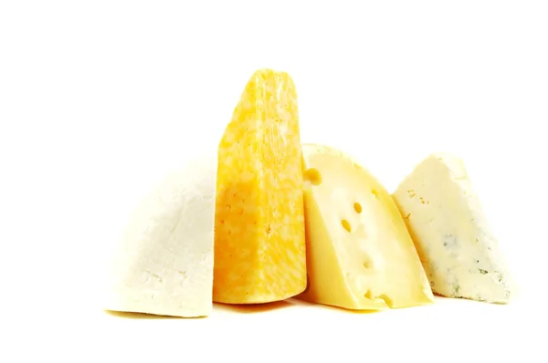 Fresh cheese for breakfast — Stock Photo, Image
