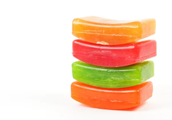 Kolorowe mydła naturalne — Zdjęcie stockowe