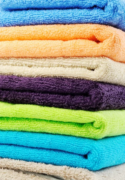 Pure cotton towels — Stock Photo, Image