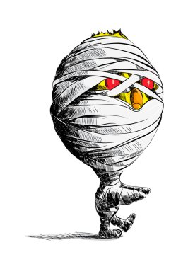 Chick mummy clipart