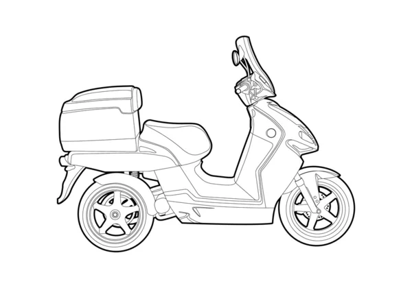 Aperçu vélo — Image vectorielle