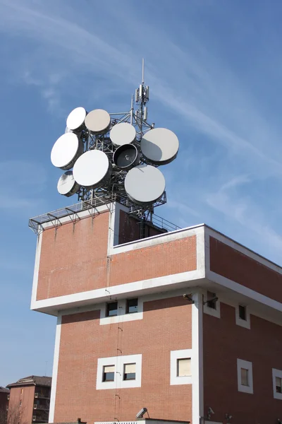 Comunicación de la antena Imagen de archivo