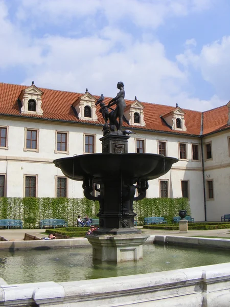 Fuente Praga — Foto de Stock