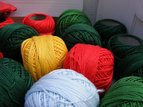 Balls of wool — Stock Photo, Image
