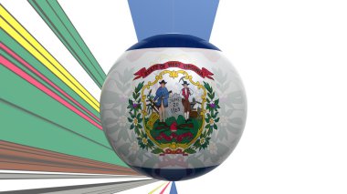 West Virginia state clipart