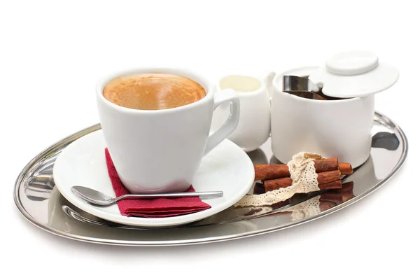 Coffee isolated on white background — Stock Photo, Image