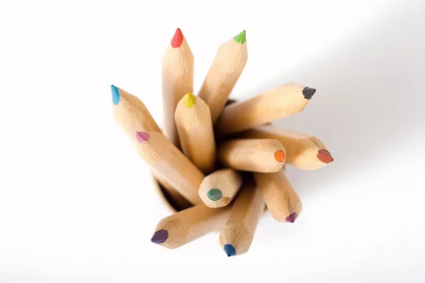 Дерев'яні олівці — стокове фото