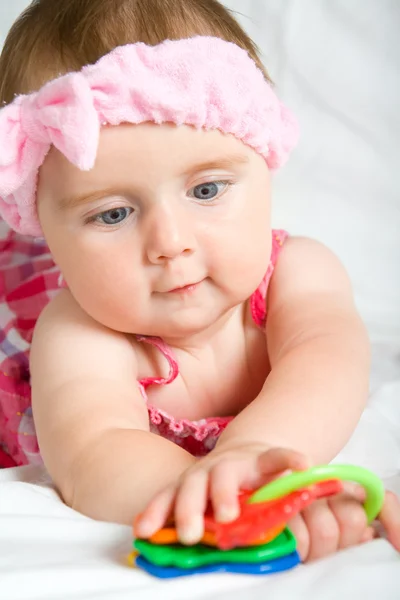 Cute little baby girl — Stock Photo, Image