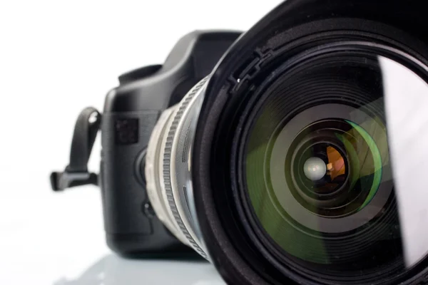 Professionelle digitale Fotokamera Stockbild