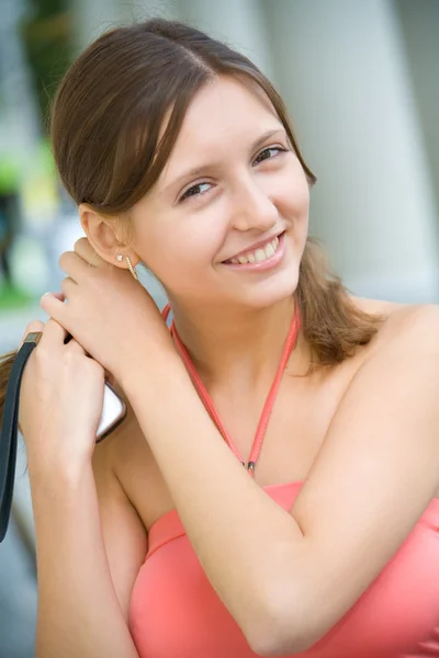 Adolescente menina closeup retrato — Fotografia de Stock