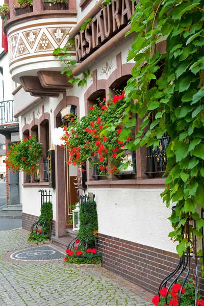 stock image Traditional european street architecture