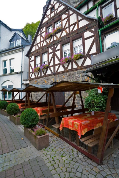 Traditional european street architecture — Stock Photo, Image