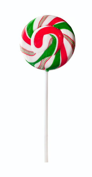 Lollipop isolated on white background