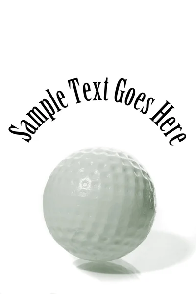 Palla da golf macro — Foto Stock