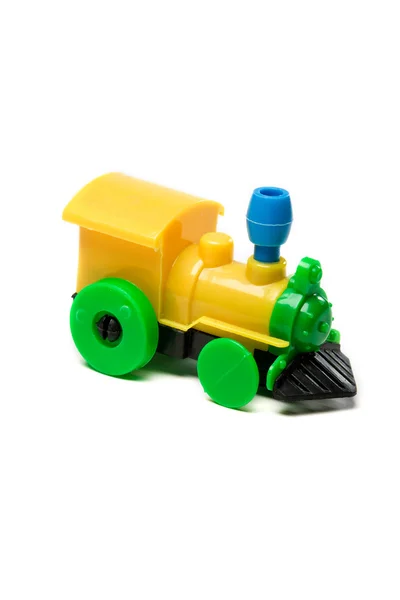 Plast tåg leksak — Stockfoto