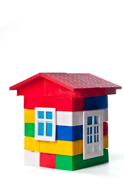 Toy house isolated on white — Stock Photo, Image