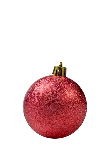 白地に隔離されたクリスマスボール — ストック写真
