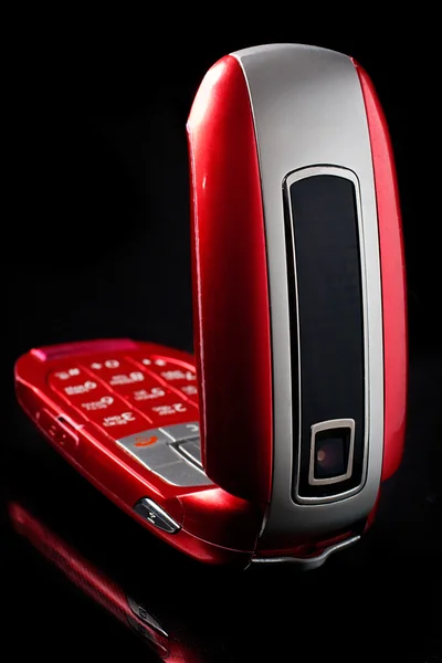 Téléphone cellulaire rouge — Photo