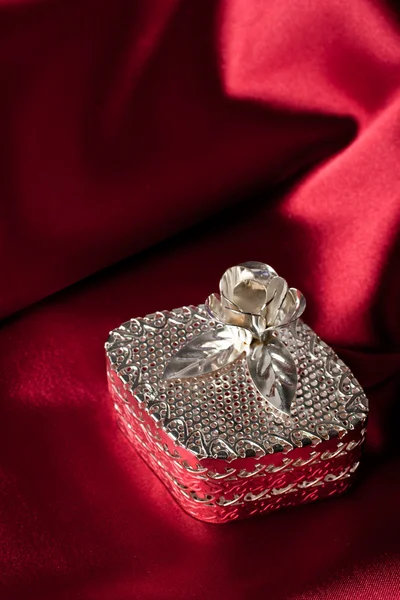 銀の宝石箱 — ストック写真