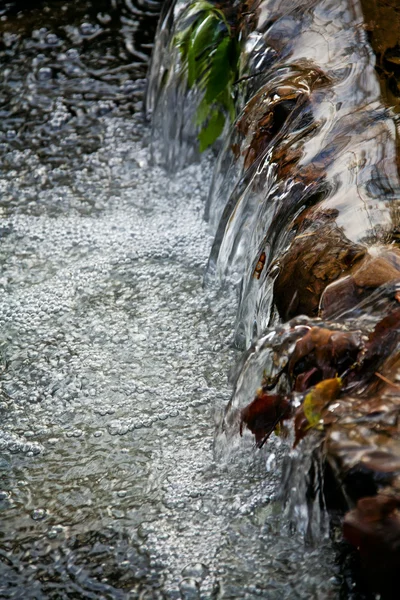 Fluxo de ribeiro com cachoeira — Fotografia de Stock