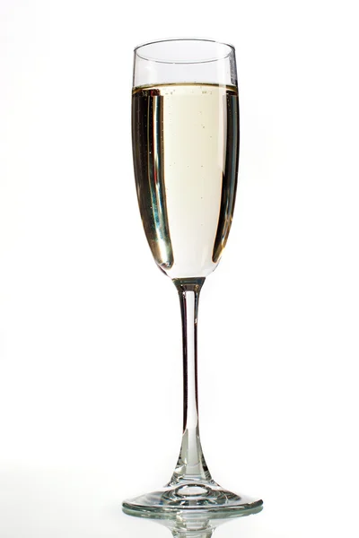Champagne glass isolated on white Stock Image