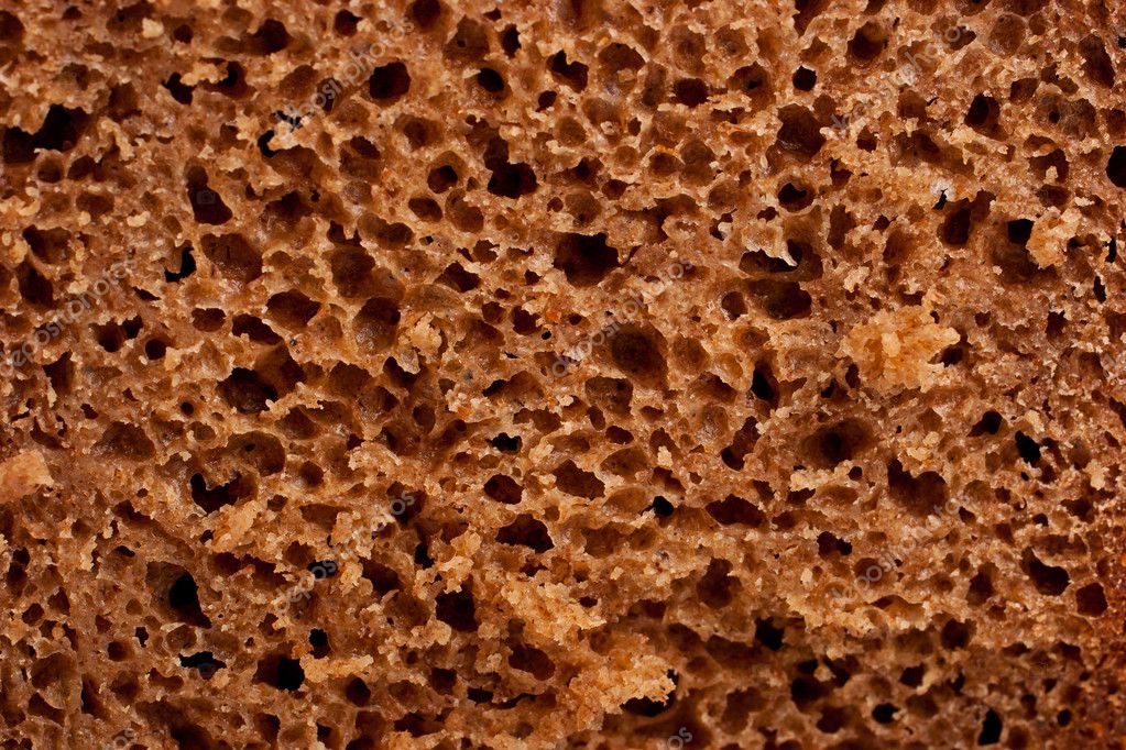 Rye bread macro texture — Stock Photo © leon_traut 10371426